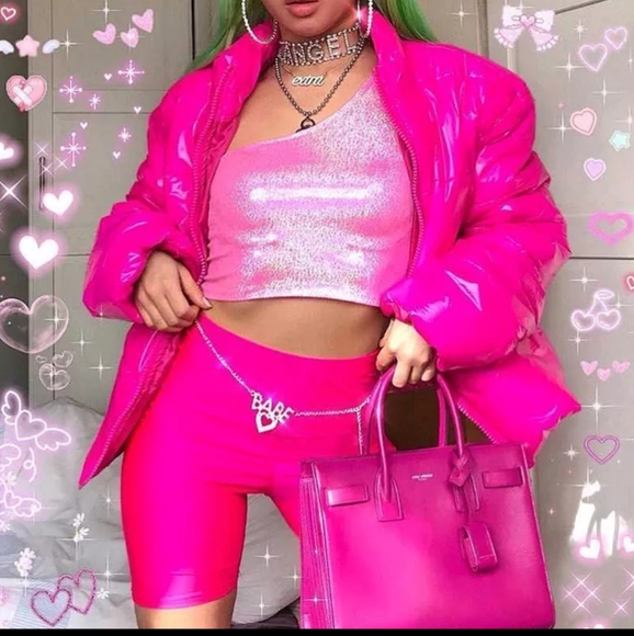 BABE Y2K 2000s Rhinestone Silver Heart Waist Belly Chain Belt Festival Concert - Picture 9 of 11